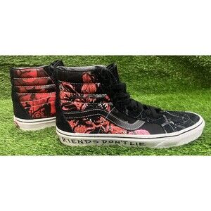 Vans Stranger Things Sk8 High Shoes Mens 10 Black Netflix Upside Down Demogorg